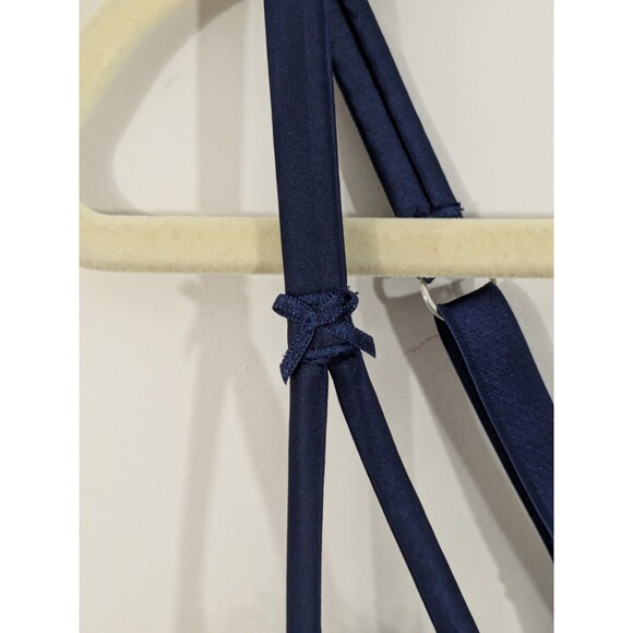 Victorias Secret Navy Dream Angels Unlined Wired Balconette Corset Bra 36DDD - Picture 3 of 15